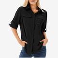Chemise de randonnée respirante à manches longues – Légère pour femme
