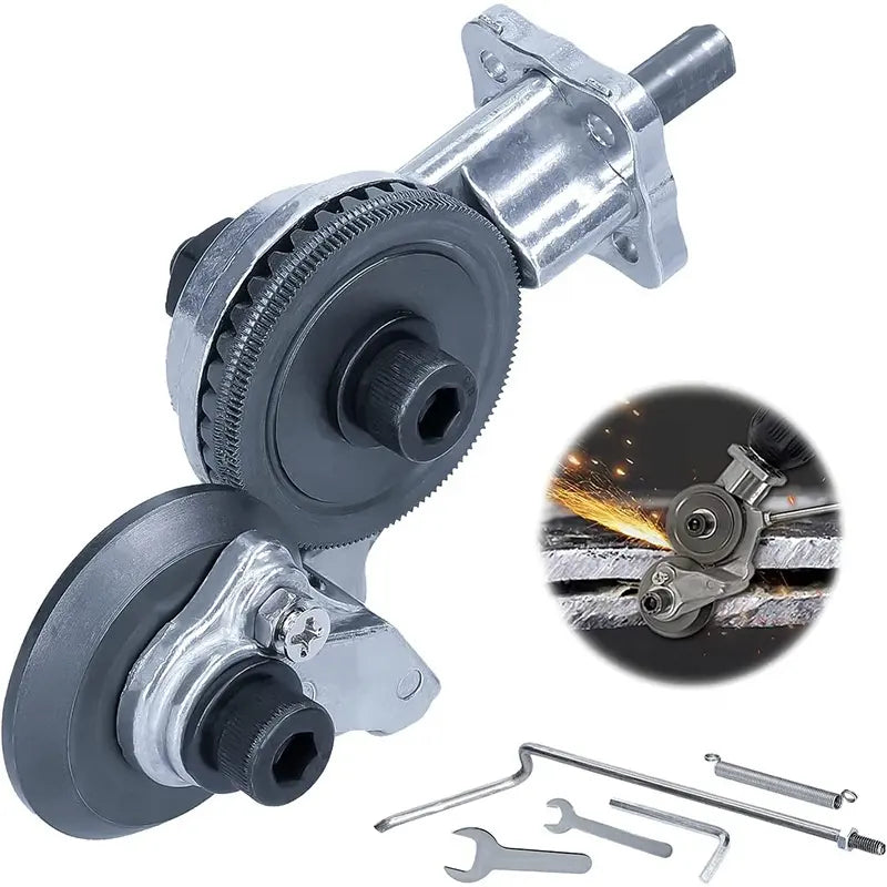Adaptateur de coupe en métal robuste pour perceuse