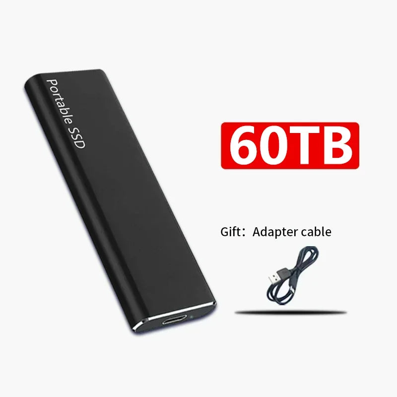 Wixorelia™ SSD Externe Portable Haute Vitesse – Disque à État Solide