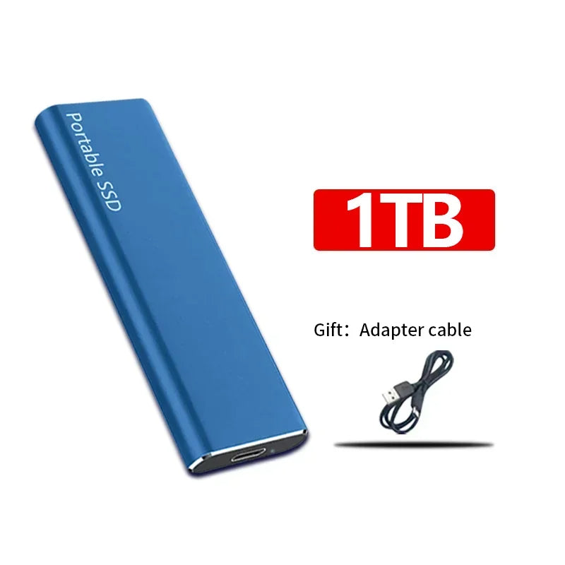 Wixorelia™ SSD Externe Portable Haute Vitesse – Disque à État Solide