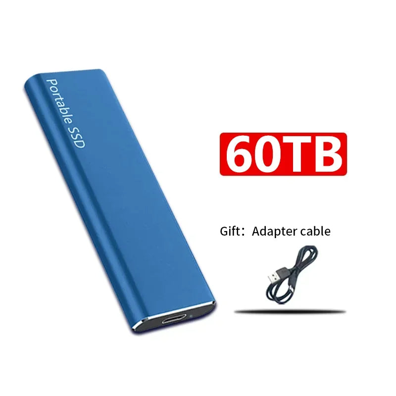 Wixorelia™ SSD Externe Portable Haute Vitesse – Disque à État Solide