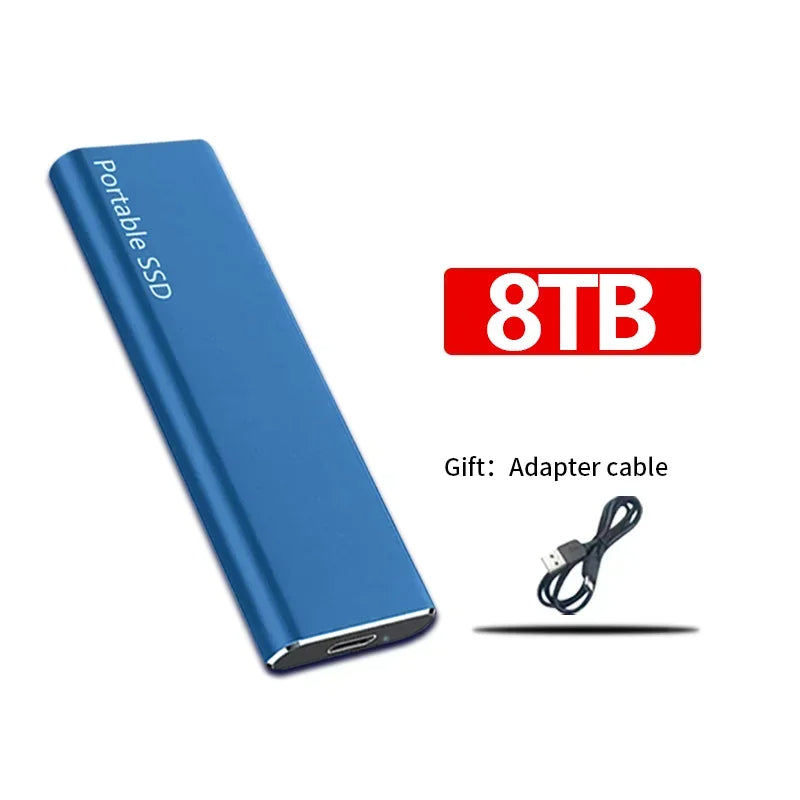 Wixorelia™ SSD Externe Portable Haute Vitesse – Disque à État Solide