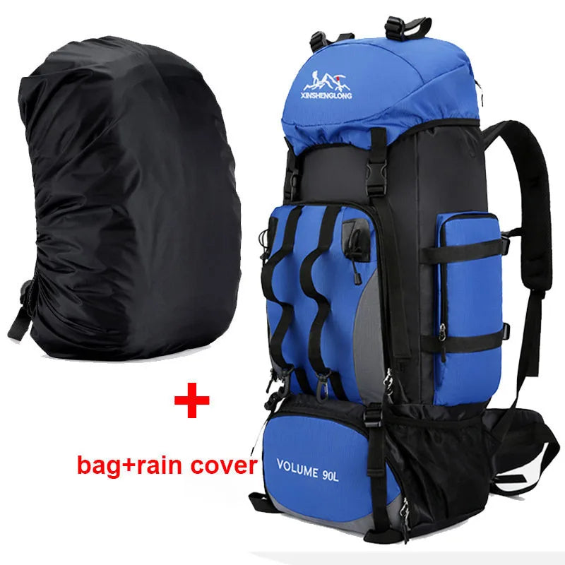 Sac à Dos de Randonnée Étanche 90L – Sac de Trekking et Camping