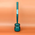Household punch-free wall hanging long handle silicone toilet brush