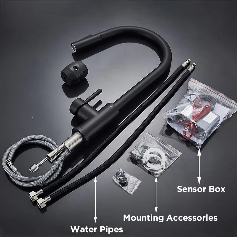 Touch Sensor Kitchen Tap with Pull-Out Sprayer – Smart & Modern Design