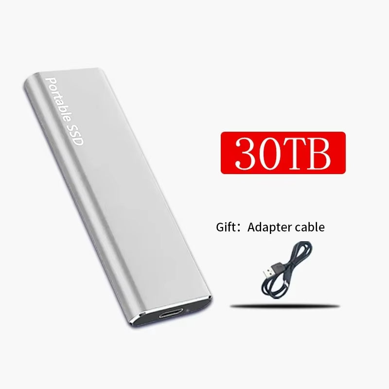 Wixorelia™ SSD Externe Portable Haute Vitesse – Disque à État Solide