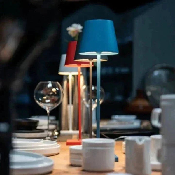 Lampe sans fil en aluminium métallique