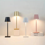 Cordless Aluminum Metal Lamp