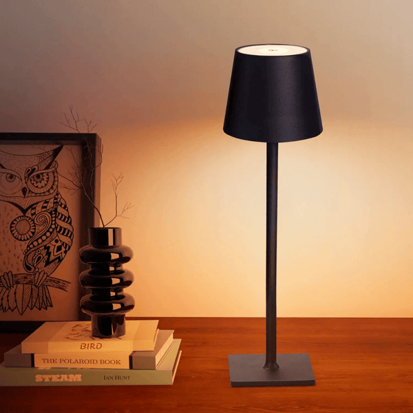 Lampe sans fil en aluminium métallique