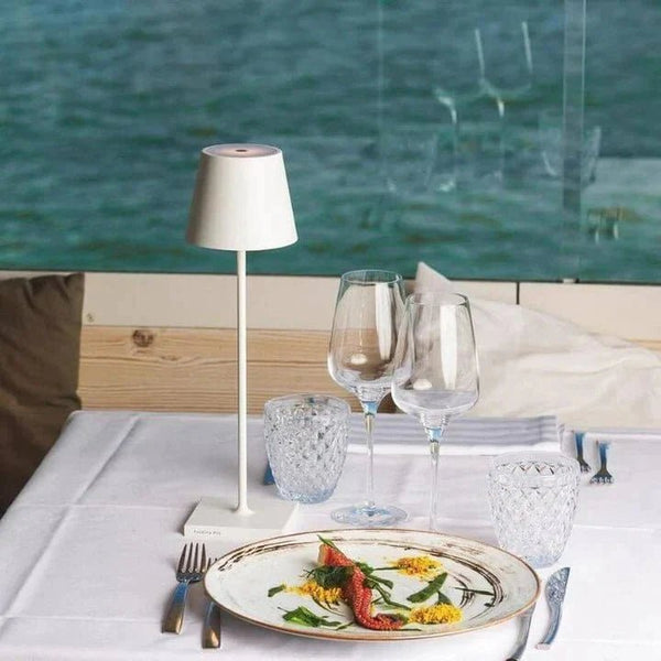 Lampe sans fil en aluminium métallique