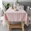 Elegant Cotton and Linen Tablecloth