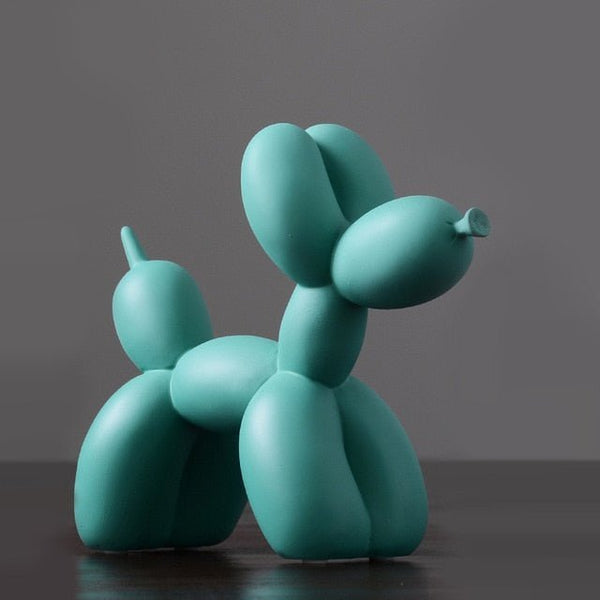 Sculpture de Chien en Ballon Abstrait