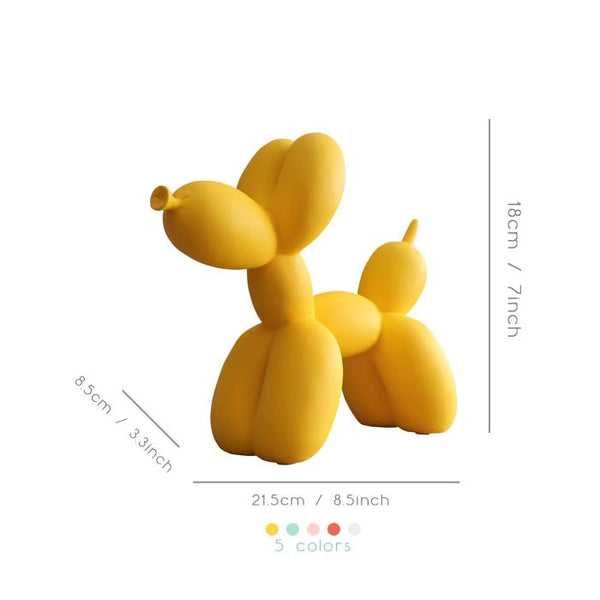 Abstract Balloon Dog Sculpture