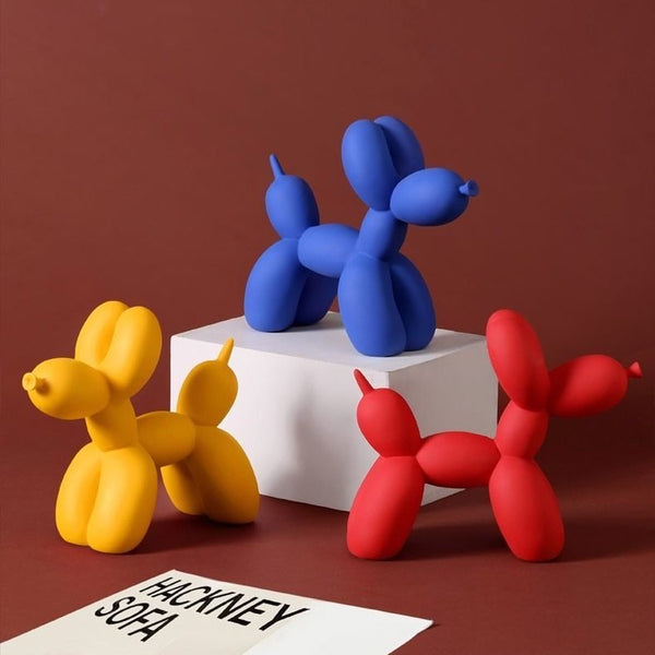 Abstract Balloon Dog Sculpture