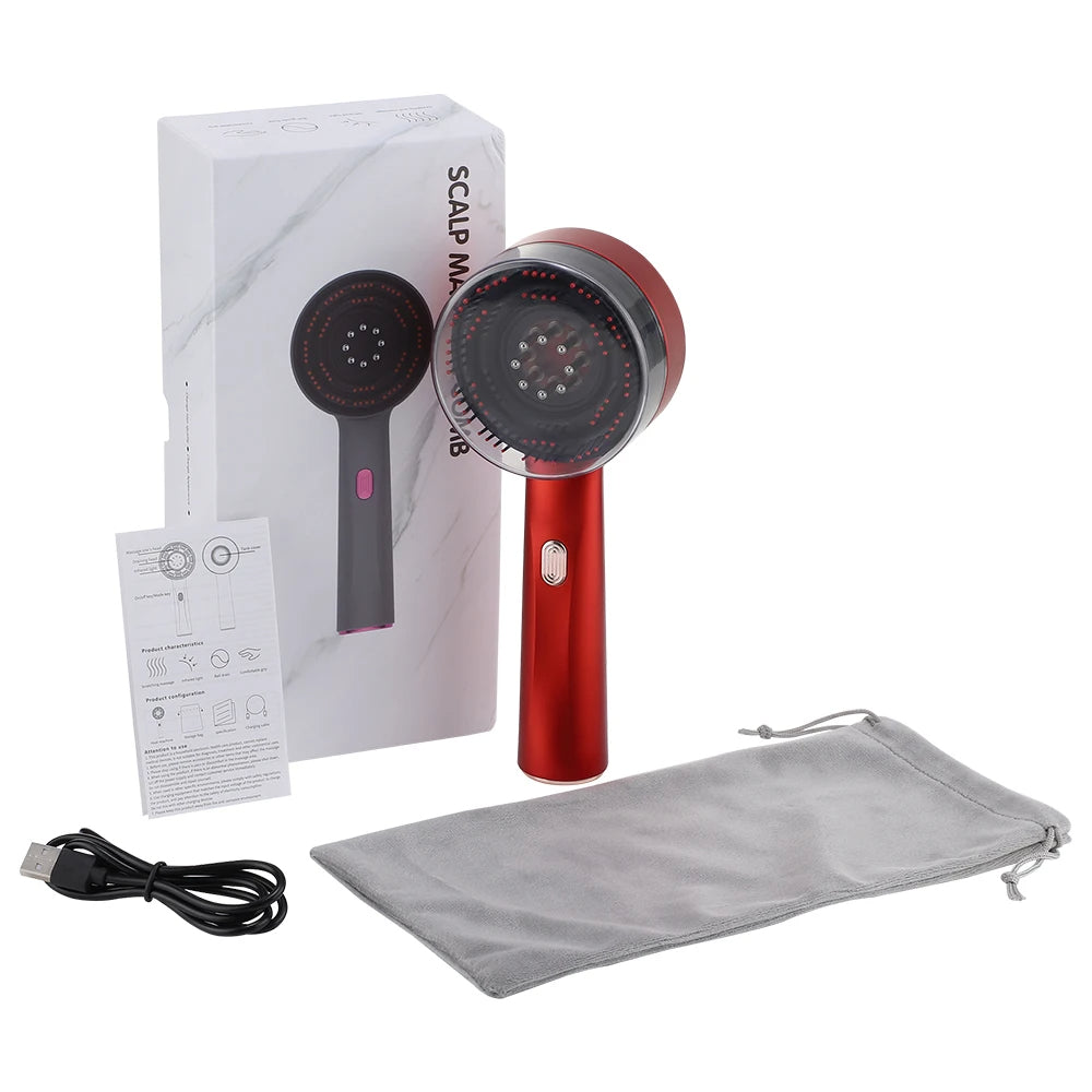 Electric Massage Comb - Red Light Scalp Therapy