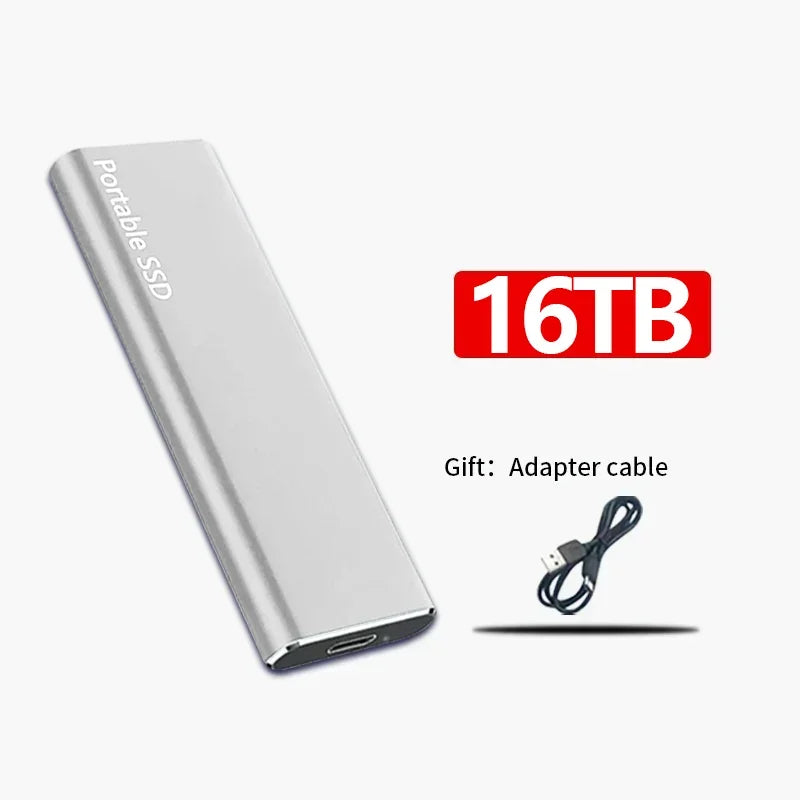 Wixorelia™ SSD Externe Portable Haute Vitesse – Disque à État Solide