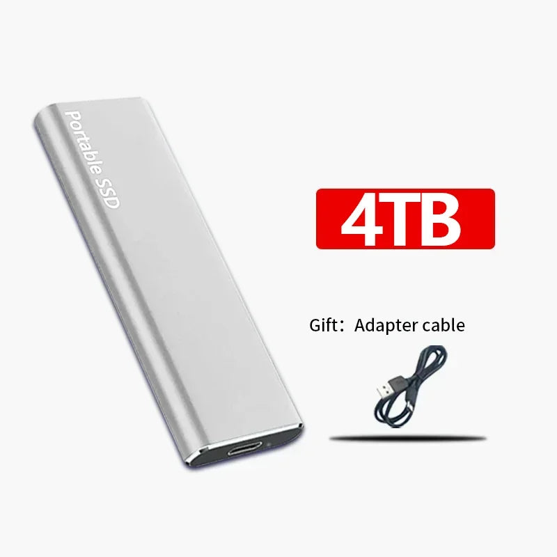 Wixorelia™ SSD Externe Portable Haute Vitesse – Disque à État Solide