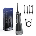 Hydropulseur sans fil étanche – Irrigateur buccal rechargeable 320 ml avec 4 modes et 5 embouts